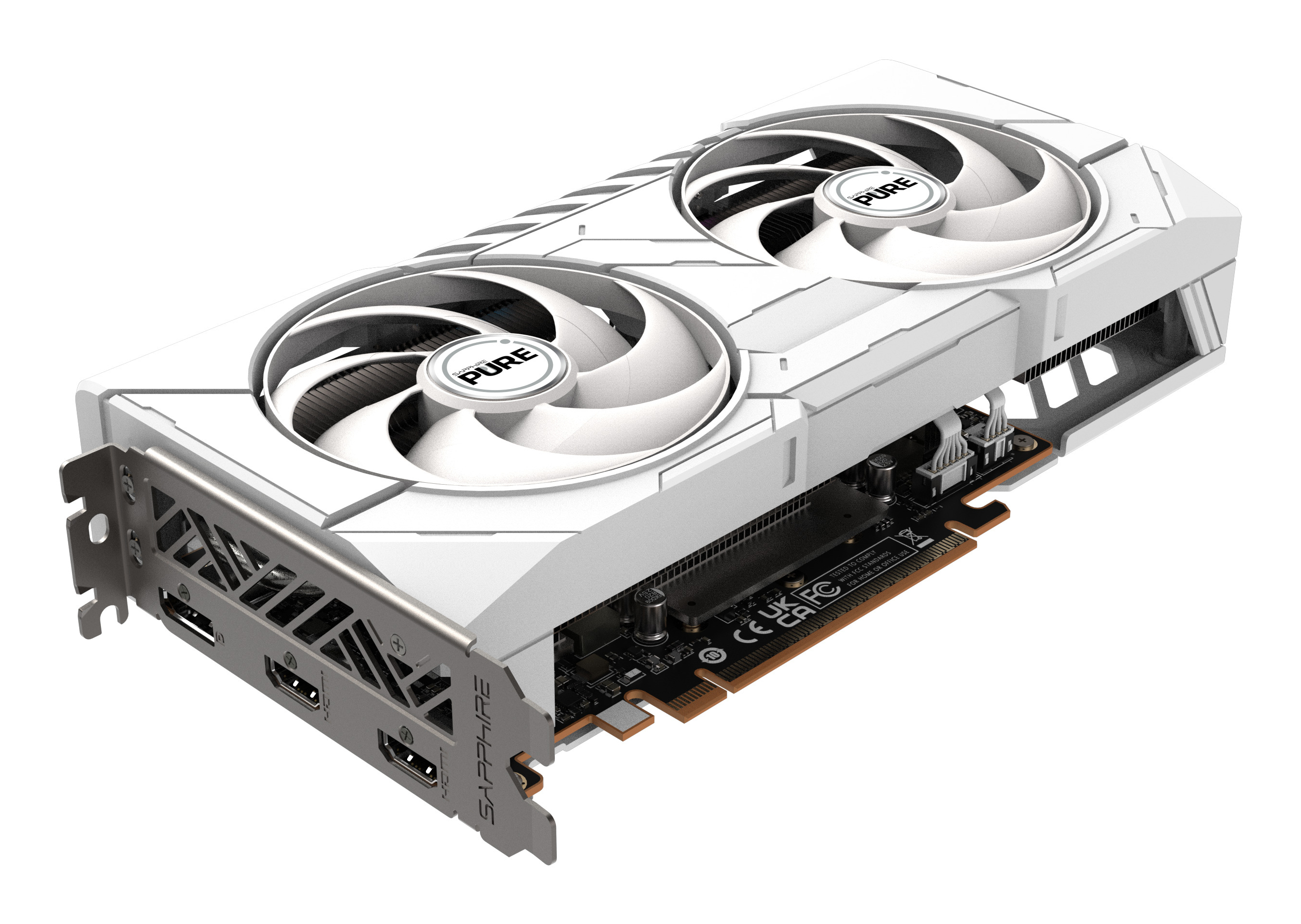 Sapphire RADEON 11350-02-20G Radeon RX 9060 XT 16 GB GDDR6 Weiß