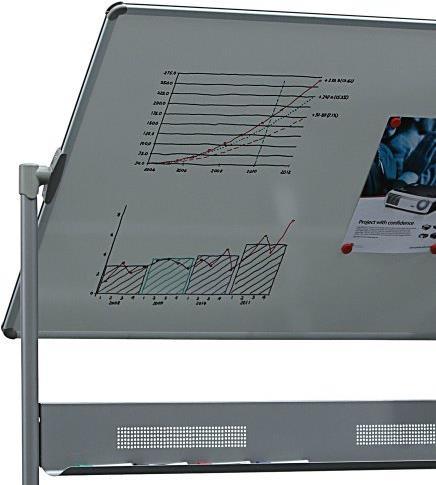 Nobo Classic Stahl magnetische mobile Tafel 1500 x 1200 mm Weiß