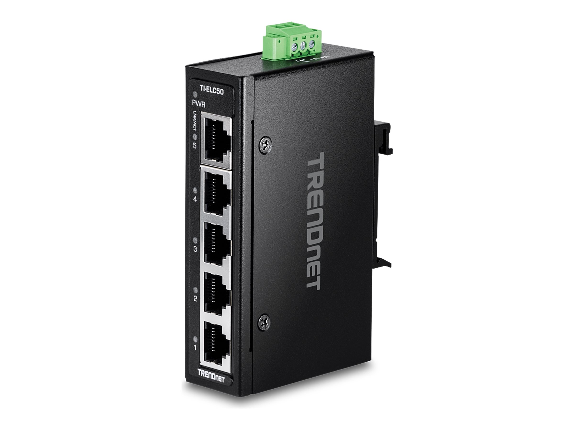 TRENDnet TI-ELC50 Industrial Fast Ethernet Switch 5-Port Schwarz