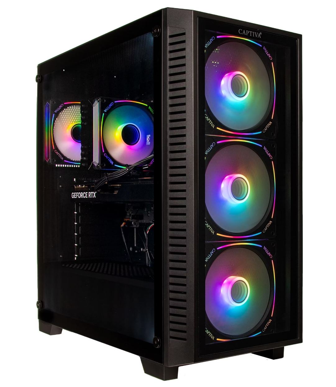 Captiva Entry Gaming PC R99-433 Ryzen 7 9850X3D RTX 5060 Ti 16GB GDDR7 32GB RAM 2TB SSD WLAN