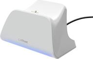 Trust Gaming GXT255W Ladedock für PS5 Controller weiß Schnellladestation für PS5-Controller mit mehrfarbiger LED und Ladeanzeige, weiß (25560)
