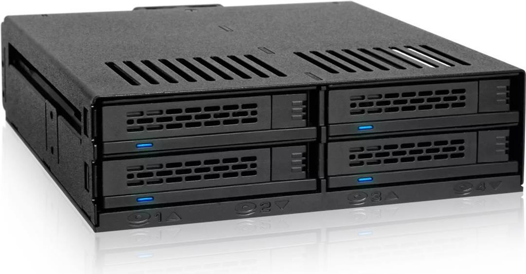 ICY DOCK ExpressCage MB324SP-B 4x 2.5" Backplane für 5.25" Schwarz