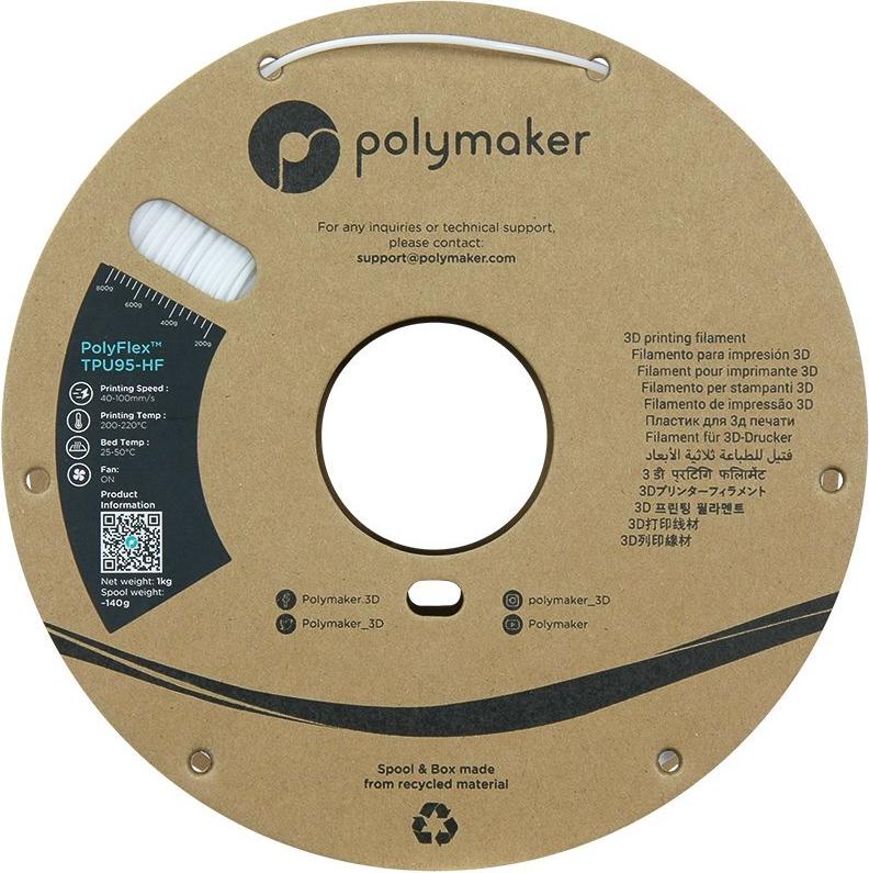 Polymaker PD03002 TPU95-HF Filament TPU Flexibles flexibel Highspeed (PD03002)