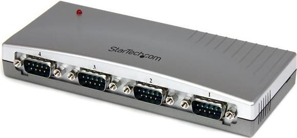 StarTech.com 4-Port USB auf RS232 Seriell DB9 Adapter Hub (ICUSB2324)