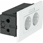 Steckdoseneinheit SDE-RW D0RT2B Modul 45 2fach 84x140x59mm (6119429)