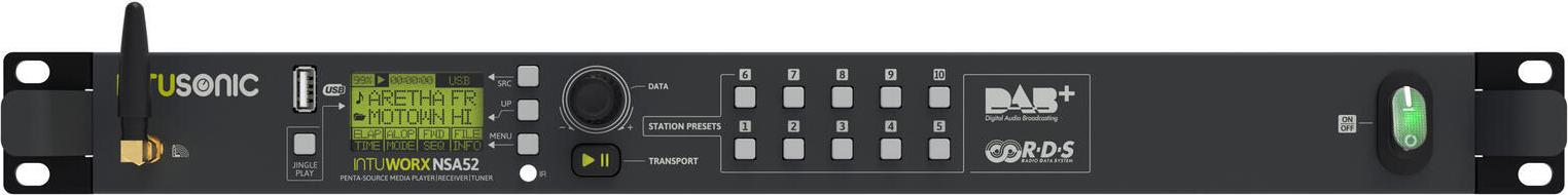 INTUSONIC NSA52 5-Quellen Media Player mit DAB+ (12604193)