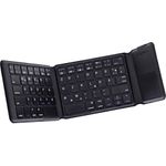 InLine Faltbare Bluetooth Tastatur mit Touchpad - schwarz (55379B)