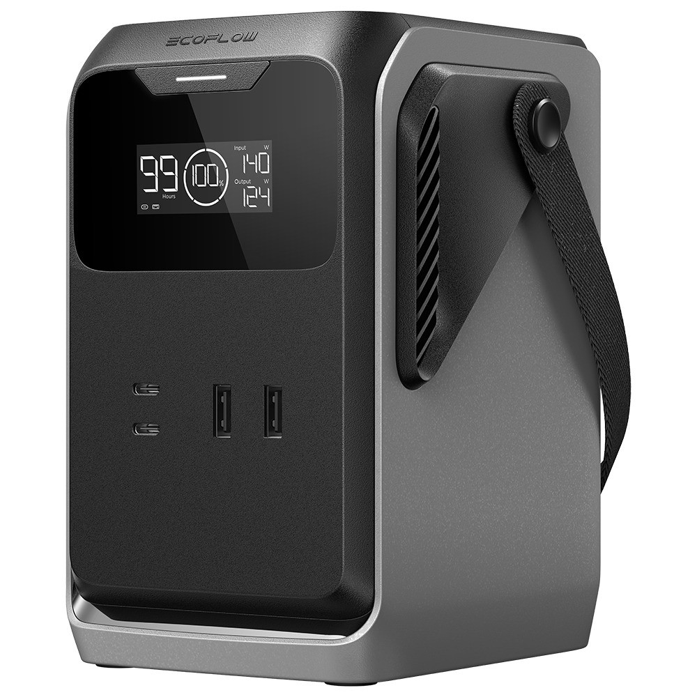 EcoFlow TRAIL 200 DC Portable Power Station 198 Wh 220 W Schwarz, Grau