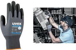 uvex Arbeitshandschuh phynomic allround, Gr. 12, 1 Paar Allrounder, Material: Polyamid/Elastan, Innenhand und - 1 Stück (6004942)
