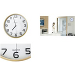 UNiLUX Wanduhr/Quarzuhr "BALTIC", Durchmesser: 300 mm, braun Zahlen in schwarz, Gehäuse aus Holz, - 1 Stück (400094591)