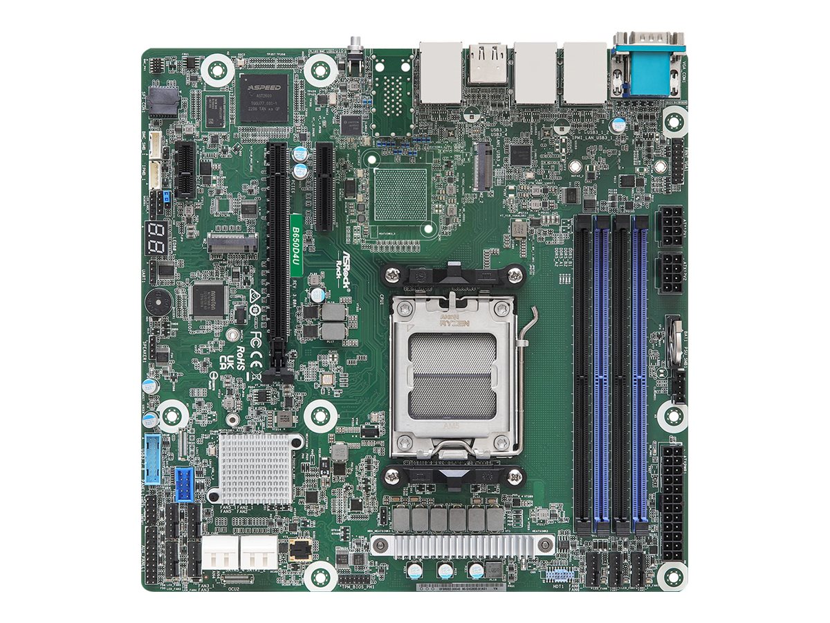 ASRock Rack B650D4U Mainboard AMD B650E Sockel AM5 Micro ATX