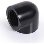 Alphacool Eiszapfen 20mm L-Verbinder G1/4 IG auf G1/4 IG - schwarz (17588)