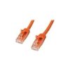 StarTech.com Gigabit Snagless RJ45 UTP Cat6 Patch Cable Cord - Patch-Kabel - RJ-45 (M) - RJ-45 (M) - 2,0m - UTP - CAT 6 - glatt - orange (N6PATC2MOR)