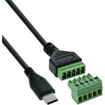 InLine USB-C Stecker an Terminalblock (92504E)