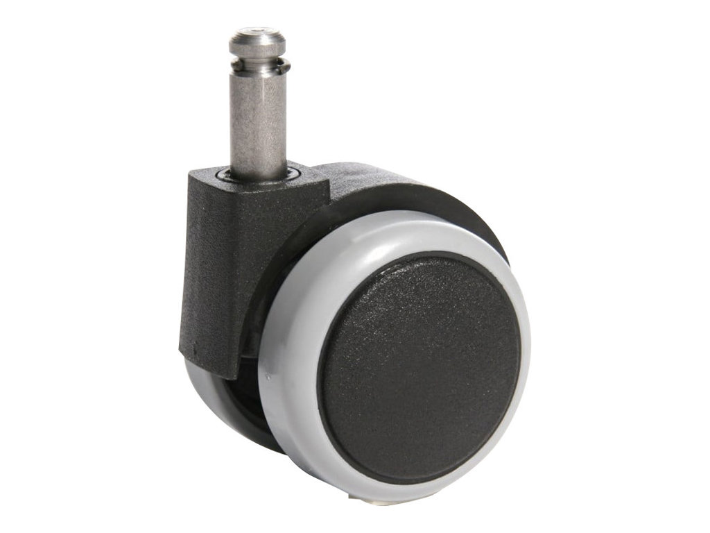 TOPSTAR GAP Hartbodenrollen für Bürostühle, 5er-Satz, 50 mm, Schwarz
