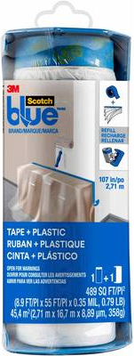3M PTD2093EL-107 Abdeckfolie ScotchBlue™ Blau (L x B) 17 m x 2.7 m 1 Rolle(n) (PTD2093EL-107)