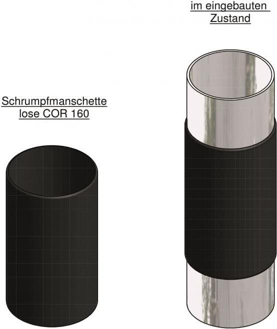 Korrosionschutzmanschette lose COR 160 145-170mm (f.Mast ab 6m konisch) 1 (10024568)