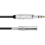 OMNITRONIC Klinkenverlängerung 6,3 stereo 3m sw (30211678)
