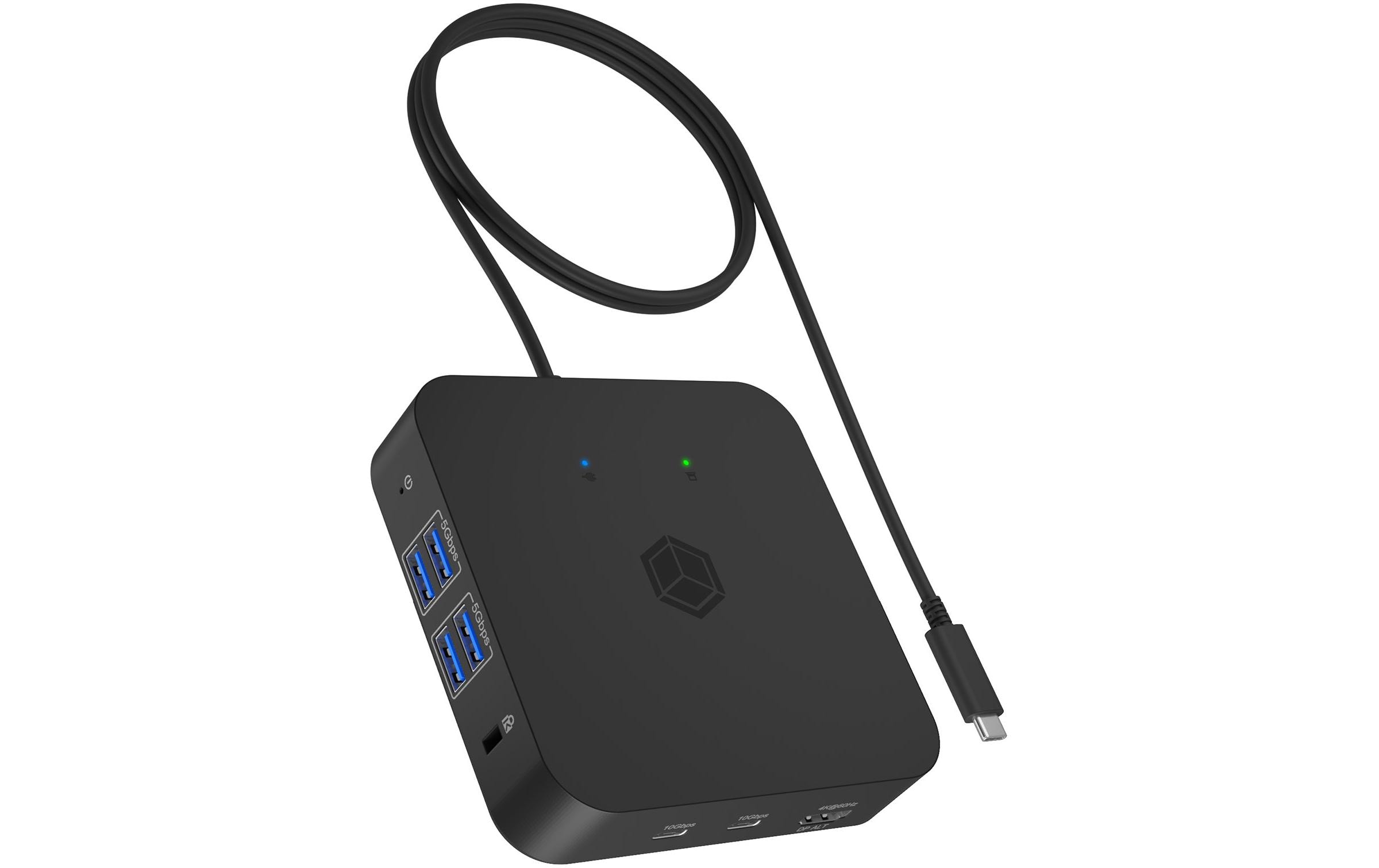 ICY BOX IB-DK4090-C 12-in-1 USB-C Dockingstation 3x HDMI Schwarz
