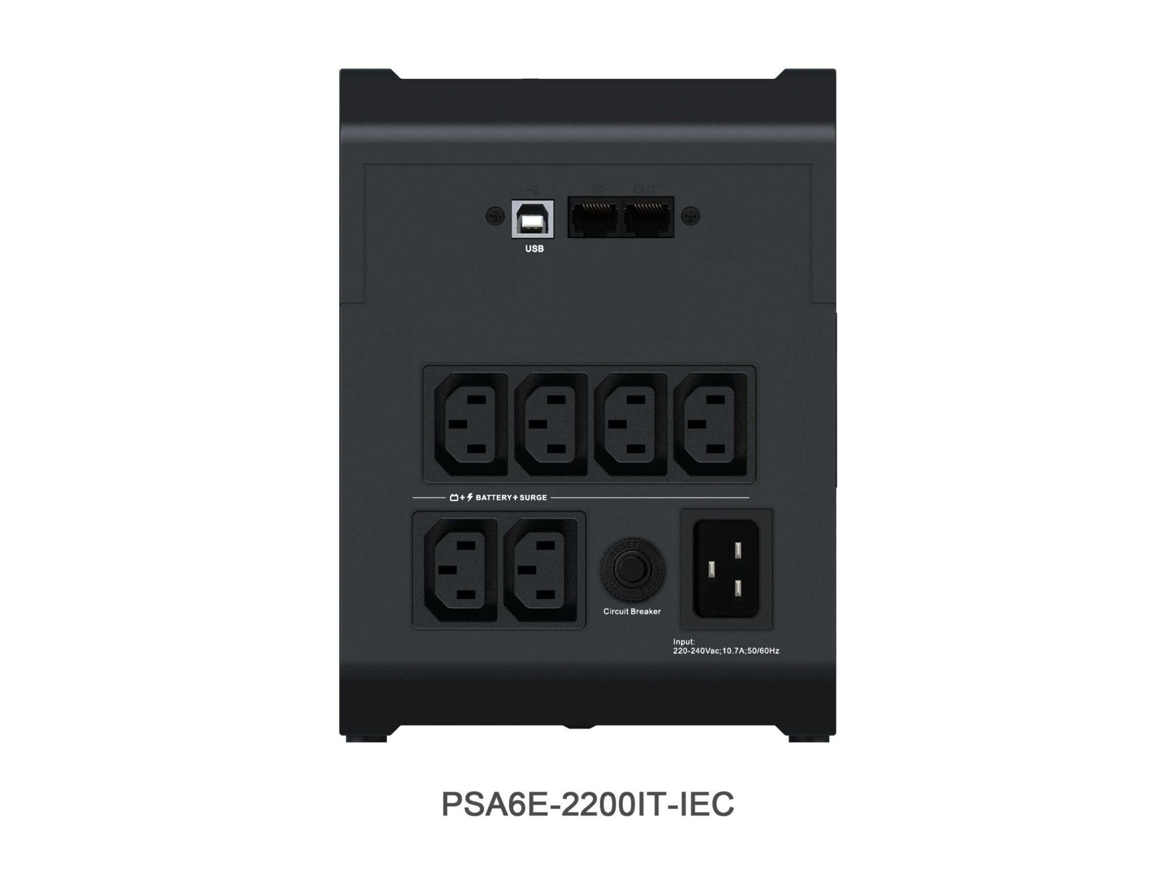 Vertiv PSA6E-2200IT-IEC Essential Series USV Line-Interaktiv 2200 VA 1225 W 230 V Schwarz