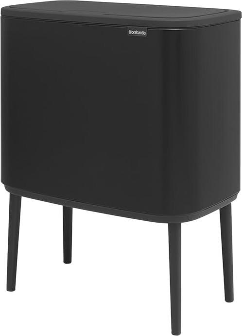 Brabantia Bo Touch Bin Mülleimer 33 l Rechteckig Edelstahl Mattschwarz
