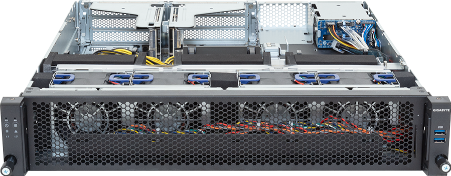 Gigabyte E263-Z34-AAJ1 rev. 3.x 2U Rack Server Barebone Single Socket SP5 EPYC 9005/9004