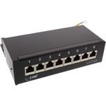 InLine Patch Panel RJ-45 X 8 (76808S)
