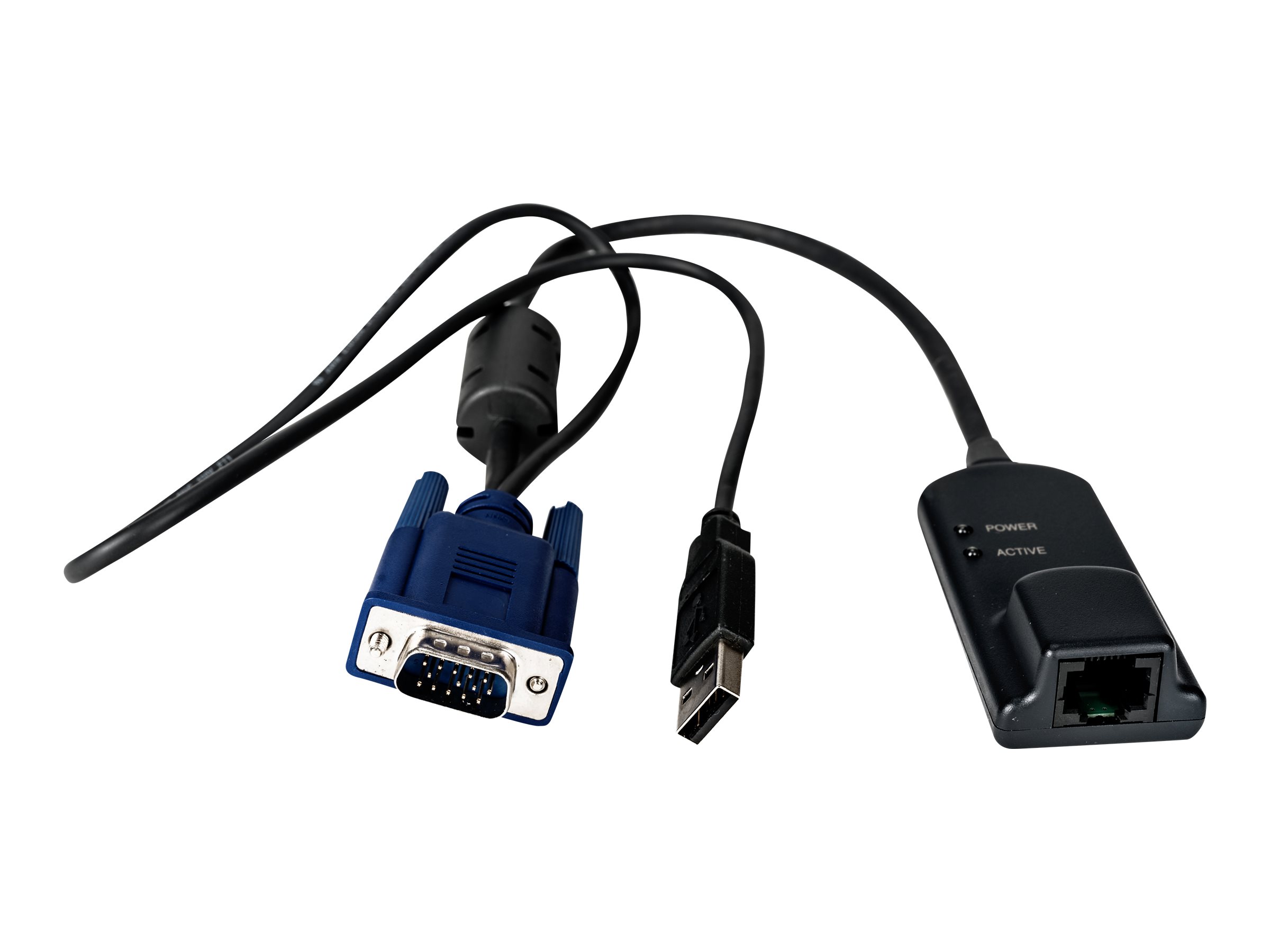Vertiv Avocent MPUIQ-VMCHS KVM-Modul VGA USB 2.0 RJ-45 Schwarz, Blau