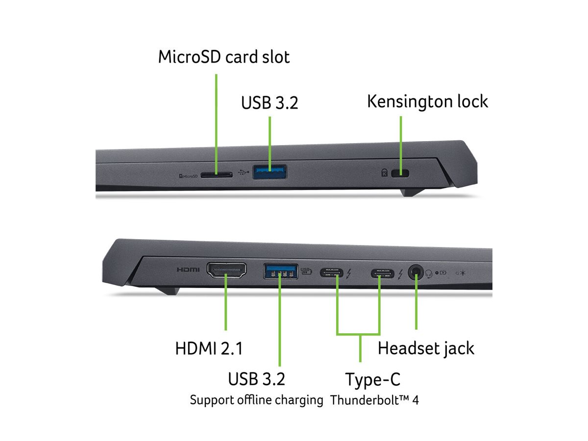 Acer Swift X 14 SFX14-72G 14,5" Intel Core Ultra 7 155H 32 GB RAM 1 TB SSD NVIDIA GeForce RTX 4050 Stahlgrau