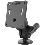 RAM Mounts Aufbau-Set - runde Basisplatte (AMPS), kurzer Verbindungsarm, VESA-Platte (75x75 mm Lochraster), C-Kugel (1.5" ), im Polybeutel (RAM-101U-B-2461)