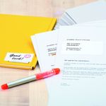 HERMA Special Permanent self-adhesive matte opaque correction/covering paper labels (4228)