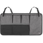 Hama Auto Kofferraum-Organizer für Rückwand, Schwarz/Grau (00121344)