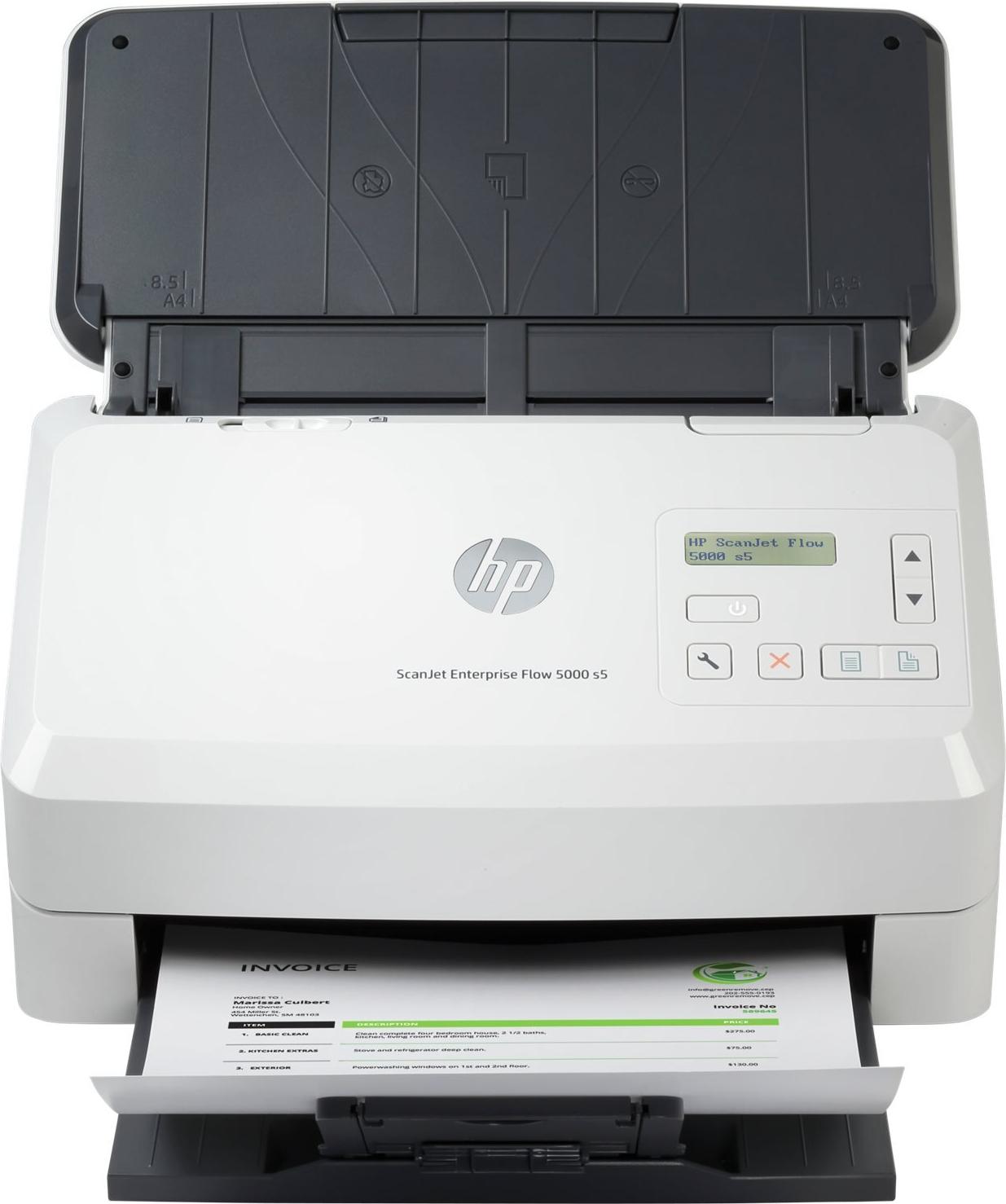 HP Scanjet Enterprise Flow 5000 s5 Dokumentenscanner 600 DPI A4 Duplex USB Weiß