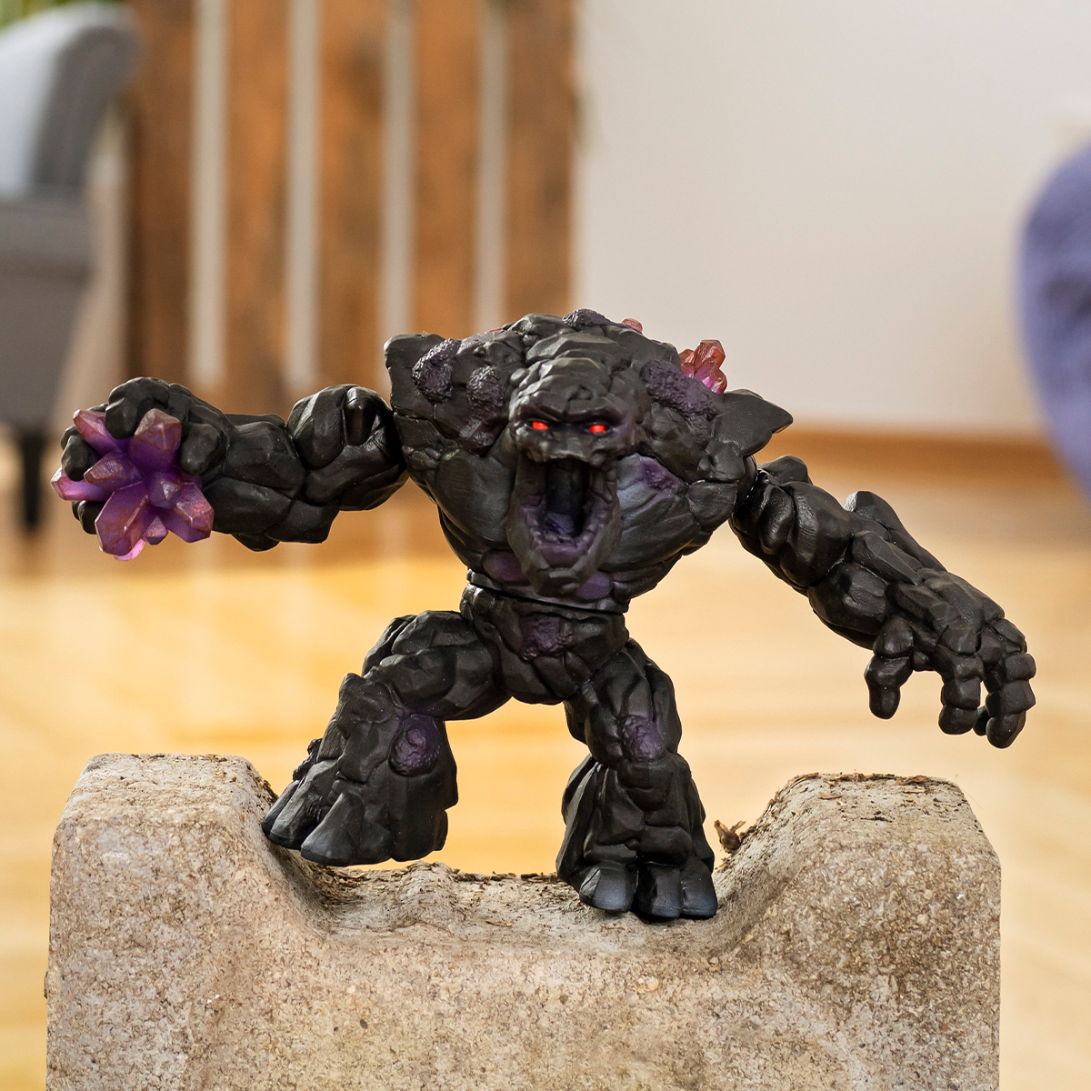 Schleich ELDRADOR CREATURES 70158 Shadow Stone Monster Spielfigur Schwarz Violett