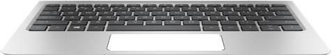 HP 902365-041 Gehäuse-Unterteil+Tastatur Notebook-Ersatzteil (902365-041)