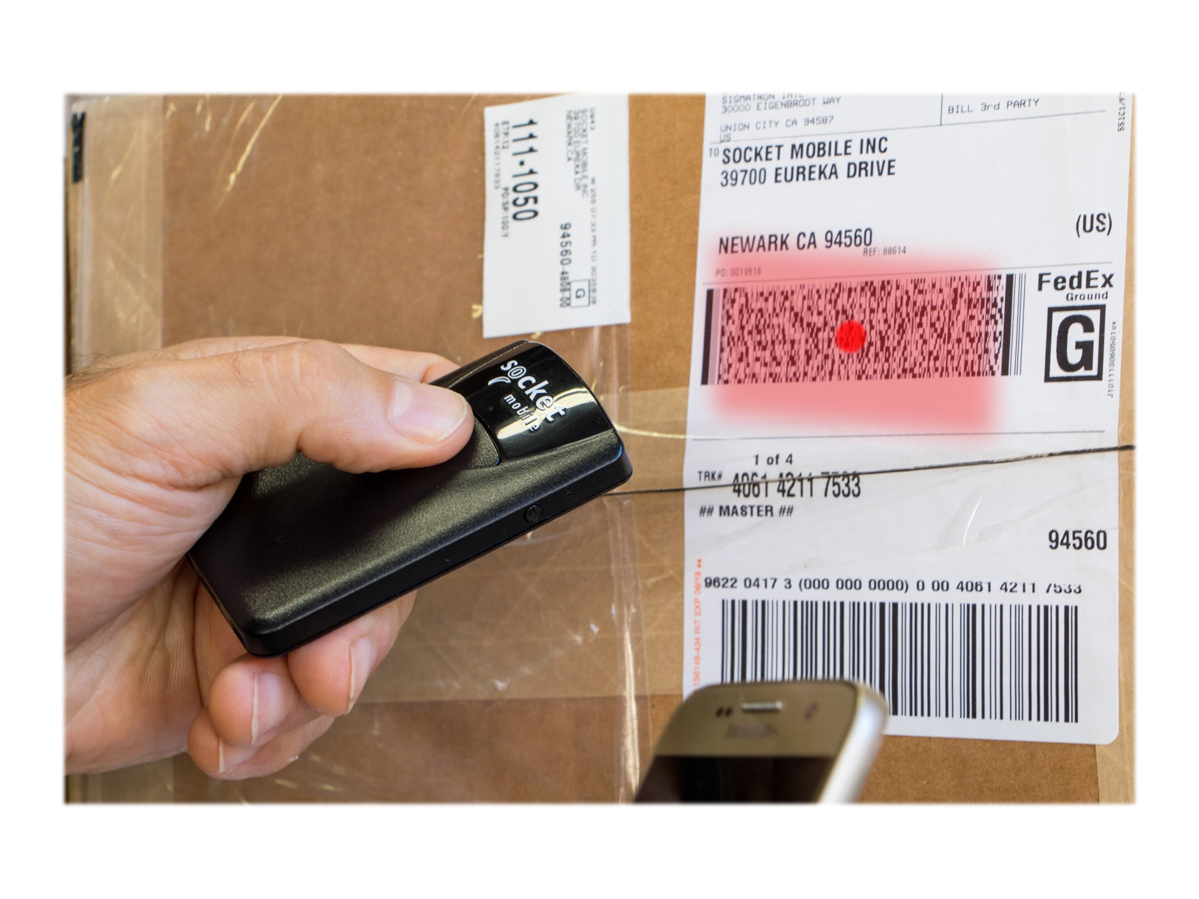 Socket Mobile SocketScan S840 2D-Barcode-Scanner Bluetooth 2.1 EDR Schwarz