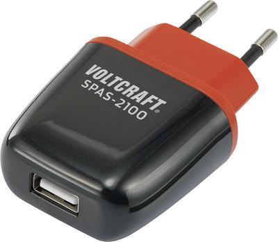 VOLTCRAFT SPAS-2100 VC-11413285 USB-Ladegerät Steckdose Ausgangsstrom (max.) 2100 mA 1 x USB Auto-Detect (VC-11413285)
