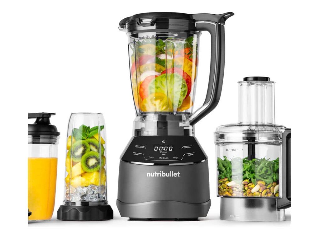 NutriBullet Triple Prep System NBF580B Küchenmaschine 1500 W 1,8 Liter Schwarz