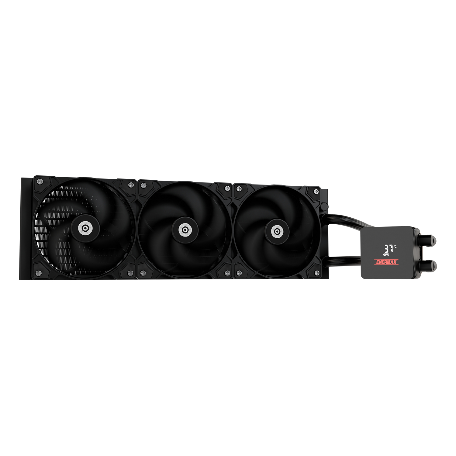 Enermax LIQMAX IV 360 mm Flüssigkeitskühlung CPU-Kühler AM5/LGA1851 3x 120 mm Schwarz