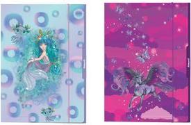 Pelikan Zeichnungsmappe "Meerjungfrau", DIN A3 aus stabilem Karton, mit schimmerndem Glitzereffekt, - 1 Stück (300004008)