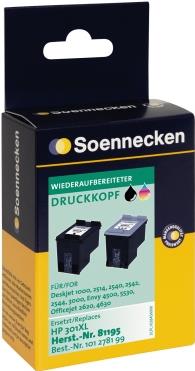 SOENNECKEN Tintenpatrone 81195 wie HP 301XL 2 Stück/Pack. (81195)