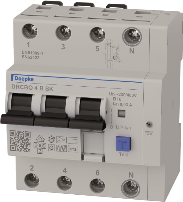 Doepke FI/LS-Kombination DRCBO 4 B16/0.03/3N-B SK (9948104)