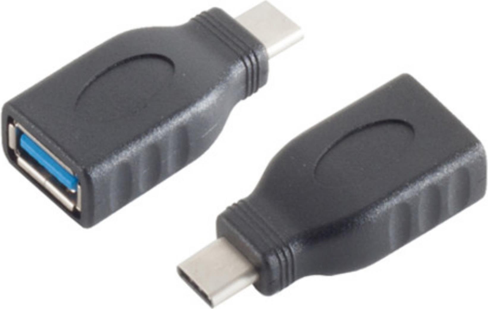 S-Conn 13-30008 USB 3.1 C USB 3.0 A Schwarz Kabelschnittstellen-/adapter (13-30008)
