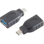 S-Conn 13-30008 USB 3.1 C USB 3.0 A Schwarz Kabelschnittstellen-/adapter (13-30008)