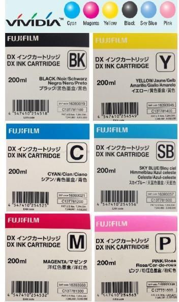 Fujifilm DX Ink Cartridge 200 ml yellow (70100111584)