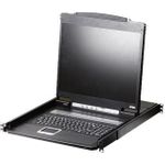 ATEN CL1000N KVM-Konsole 48,30cm (19") LCD VGA PS/2 USB Französisch AZERTY 1U (CL1000N F)