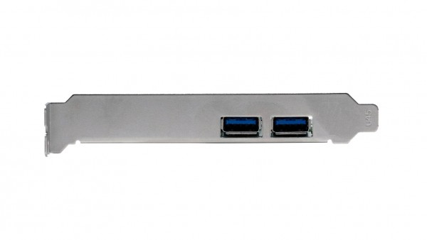 Exsys EX-11042 PCIe USB 3.2 Gen 1 Schnittstellenkarte 2 Ports 5 Gbit/s Grün, Silber