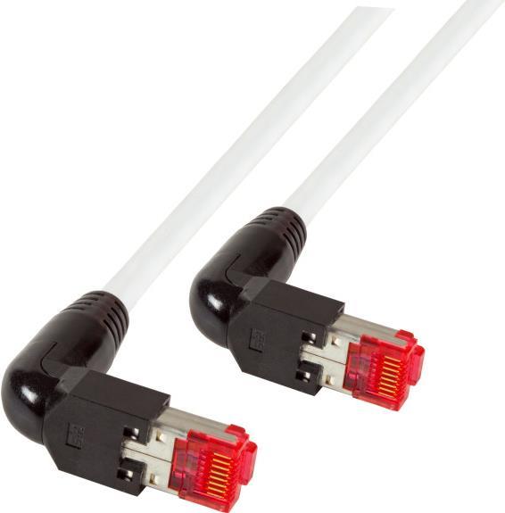 EFB-Elektronik RJ45 Patchkabel Cat.6A S/FTP LSZH Draka UC900 TM21 2x90° weiß 3m Hersteller: EFB Elektronik (K4137WS.3)