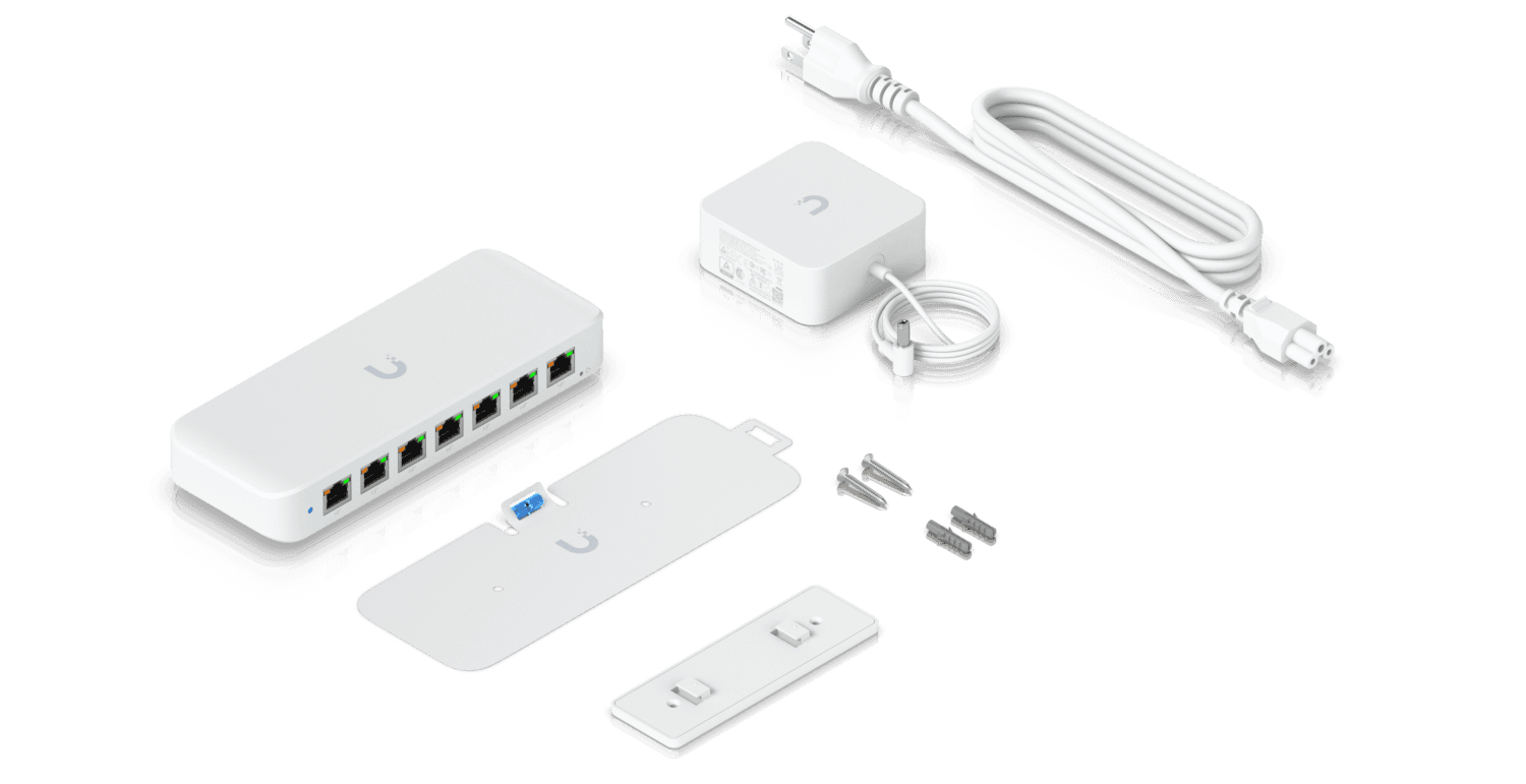 Ubiquiti UniFi Switch Ultra 60W Managed Gigabit PoE Switch 8-Port Weiß