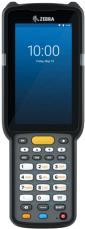 Zebra MC3300ax, 2D, SE4770, USB, BT, WLAN, NFC, Alpha, Gun, GMS, Android Mobiles Datenerfassungsgerät, 2D, Imager (SE4770), 47 Tasten, alphanumerisch, Pistolengriff, Lautsprecher, 10,5cm (4"), USB (2.0), Bluetooth, WLAN (802.11ax), NFC, Micro SD-Slot, Auflösung: 800x480 Pixel, Qualcomm 660, 2,2GHz, RAM: 4GB, Flash: 32GB, Android (11), IP64, inkl.: Google Mobile Services, Batterie, Akku, 7000mAh (symc33x2)